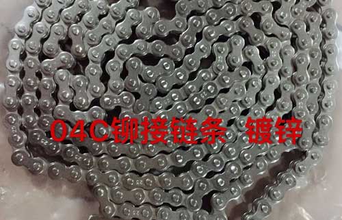 带连接片链条